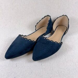 Journee Collection 'Jezlin' Flat in Navy - size 8